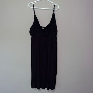 Pink blush black maternity dress